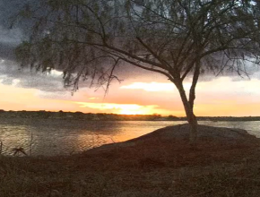 crepúsculo no rio assu