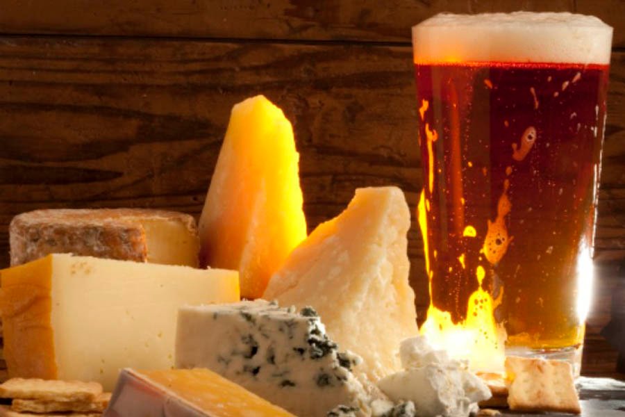 cervejas e queijos