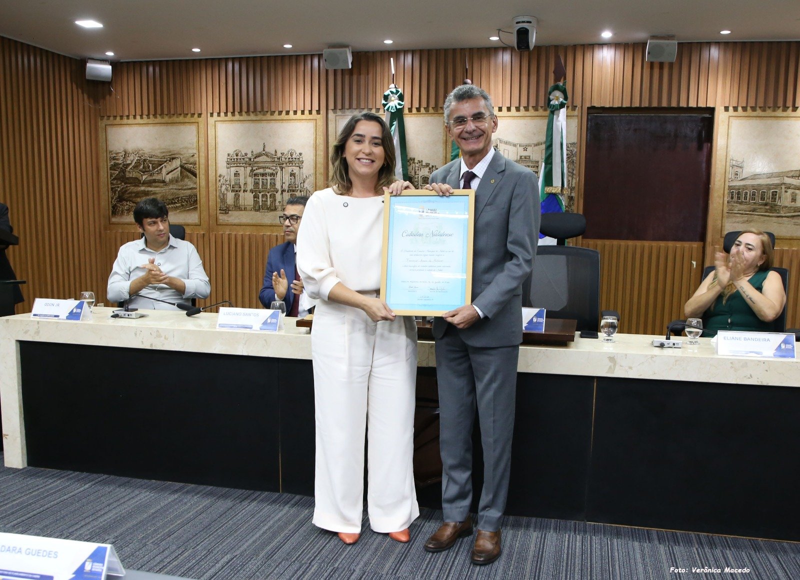 Câmara entrega Título de Cidadão Natalense ao deputado Francisco do PT
